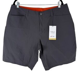 Rab Mens 38 XXL Capstone Shorts Anthracite Grey Hiking Outdoors Matrix QFU-96‎